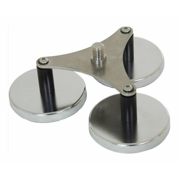 AdirPro Triple Magnetic Mount for Prism Poles and GPS Antennas