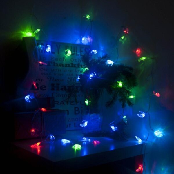 ALEKO 19.5 ft. 50-Light LED Multicolor Electric Powered String Lights