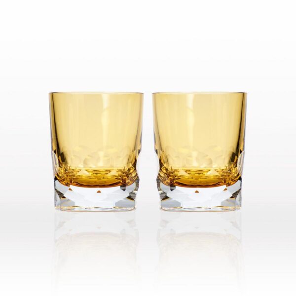 Rolf Glass Vienna 7 oz. Amber Old-Fashioned (Set of 2)