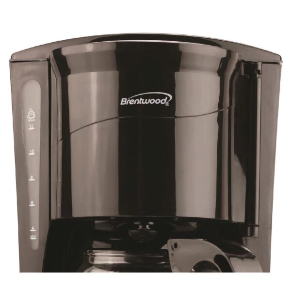 Brentwood 12-Cup Coffee Maker in Black