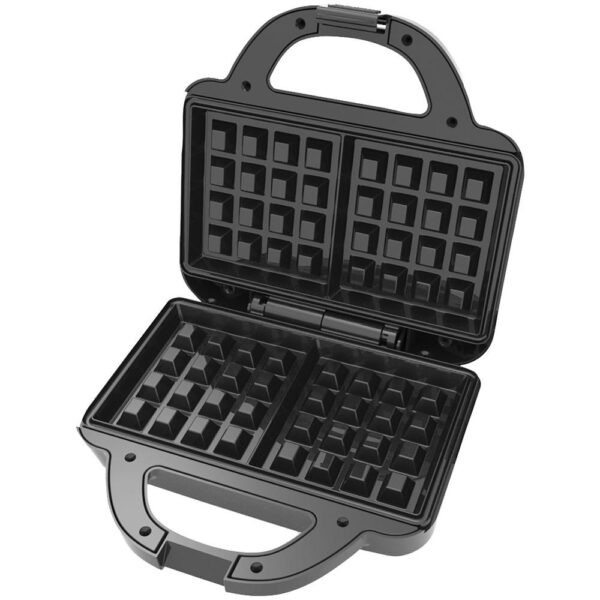 Brentwood Couture Purse Black Nonstick Dual Waffle Maker