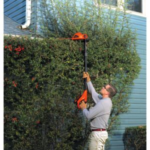 BLACK+DECKER 22 in. 20V Max Cordless Hedge Trimmer with (2) 1.5Ah Batteries  and Charger with Bonus Blower Kit Included – Monsecta Depot