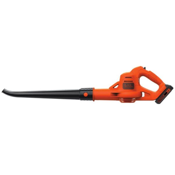 BLACK+DECKER 130 MPH 100 CFM 20V MAX Lithium-Ion Cordless Handheld Leaf Sweeper with (1) 1.5Ah Battery and Charger Included