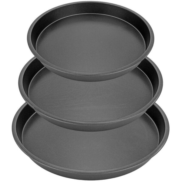 Southern Homewares 8 in., 9 in., 10 in. 3-Piece Round Baking Pan