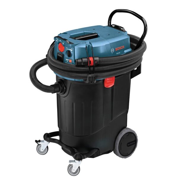 Bosch 14 Gallon Corded Wet/Dry Dust Extractor Vacuum with Automatic Filter Clean and HEPA Filter