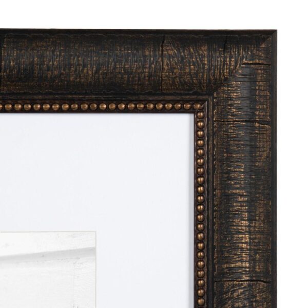 Kate and Laurel Aldridge 11 in. x 14 in. matted to 8 in. x 10 in. Bronze Picture Frames (Set of 2)