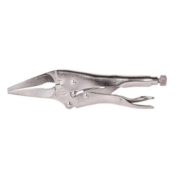 Capri Tools Klinge 9 in. Long Nose Locking Pliers with Wire Cutter