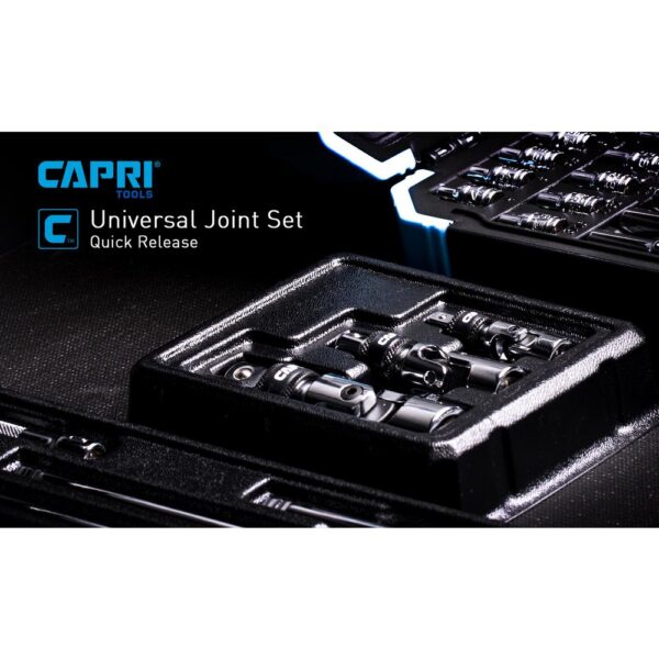Capri Tools Quick Release Universal Joint Set (3-Piece)