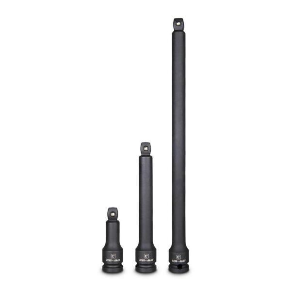 Capri Tools 1/2 in. Drive 3, 6 and 12 in. Wobble Impact Extension Bar Set (3-Piece)