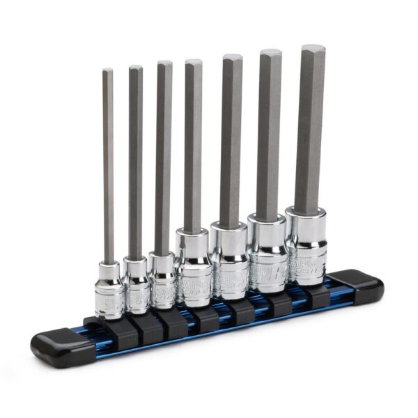 Capri Tools Metric Long Hex Bit Socket Set (7-Piece)