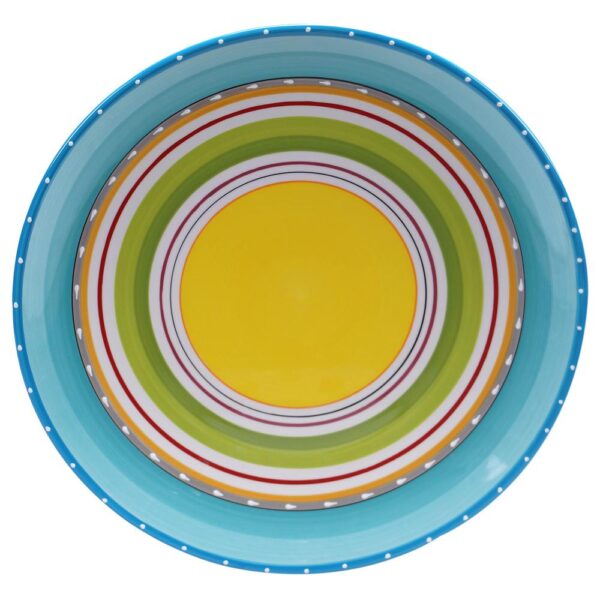 Certified International Mariachi Multi-Colored Round Serving Platter