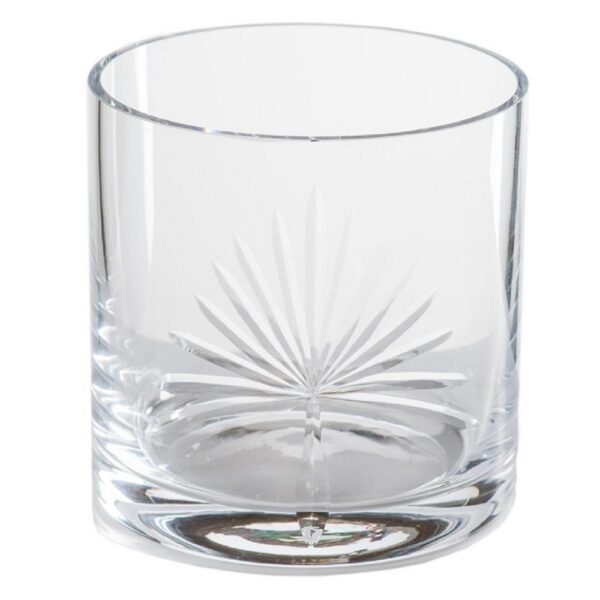 Abigails 16 oz. Palmetto Double Old-Fashioned Glass (Set of 4)