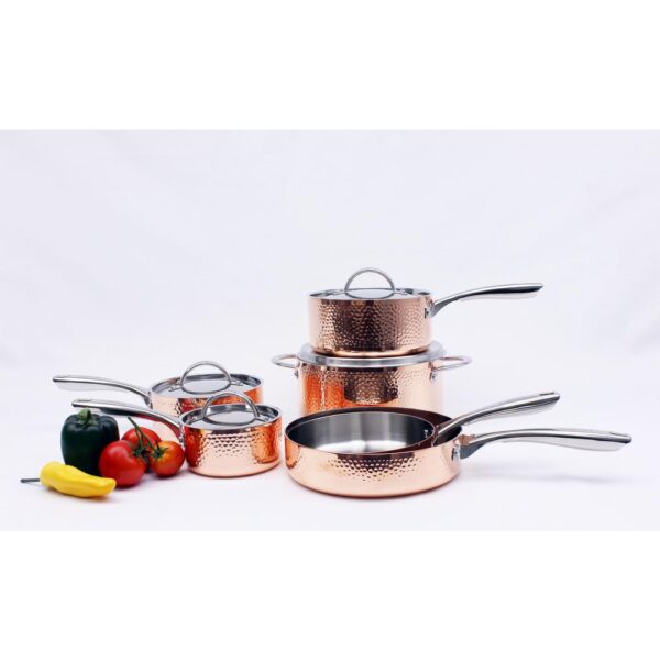BergHOFF Vintage Collection 10-Piece Stainless Steel Cookware Set in Copper