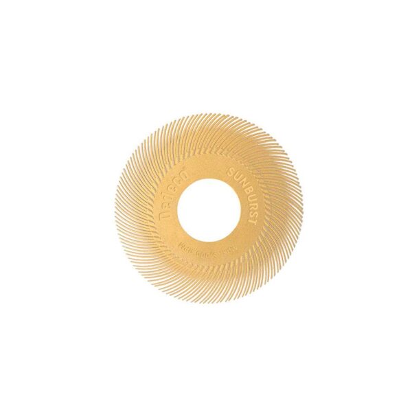 Dedeco Sunburst 6 in. TC Radial Discs 1 in. Arbor Thermoplastic Cleaning and Polishing Tool, Extra-Fine 6 Micron (40-Pack)