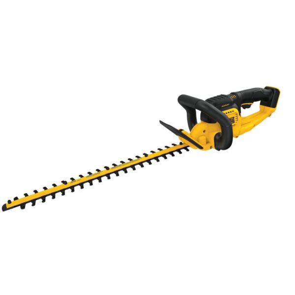 DEWALT 22 in. 20V MAX Lithium-Ion Cordless Hedge Trimmer (Tool Only) with Bonus 20V MAX XR Premium (1) 5.0Ah Battery