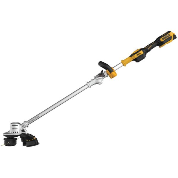 DEWALT 20V MAX Lithium-Ion Brushless Cordless String Trimmer with (1) 5.0Ah Battery and Charger Included