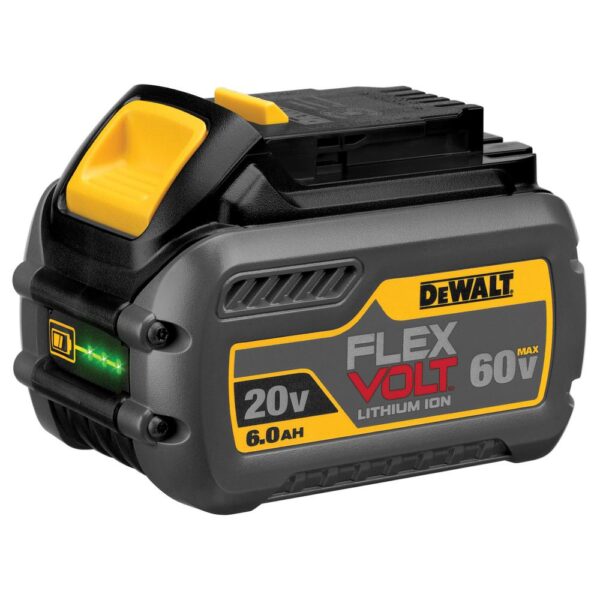 DEWALT 15 in. 60V MAX Lithium Ion Cordless FLEXVOLT Brushless String Grass Trimmer w/ (2) 3.0Ah Batteries and Charger Included