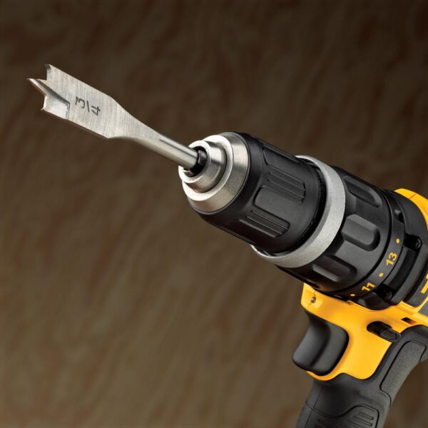 DEWALT 20-Volt MAX Cordless Compact 1/2 in. Hammer Drill/Driver, (2) 20-Volt 1.3Ah Batteries & Mech Tool Set (108-Piece)