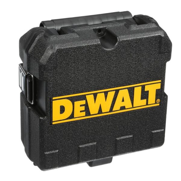 DEWALT 165 ft. Red Self-Leveling 5-Spot & Horizontal Line Laser Level with (3) AA Batteries & Case