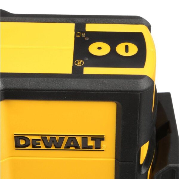 DEWALT 165 ft. Red Self-Leveling 5-Spot & Horizontal Line Laser Level with (3) AA Batteries & Case