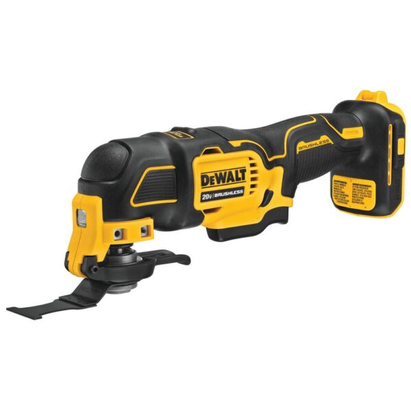 DEWALT ATOMIC 20-Volt MAX Cordless Brushless Oscillating Multi-Tool with (3) 20-Volt Batteries 5.0Ah & Charger