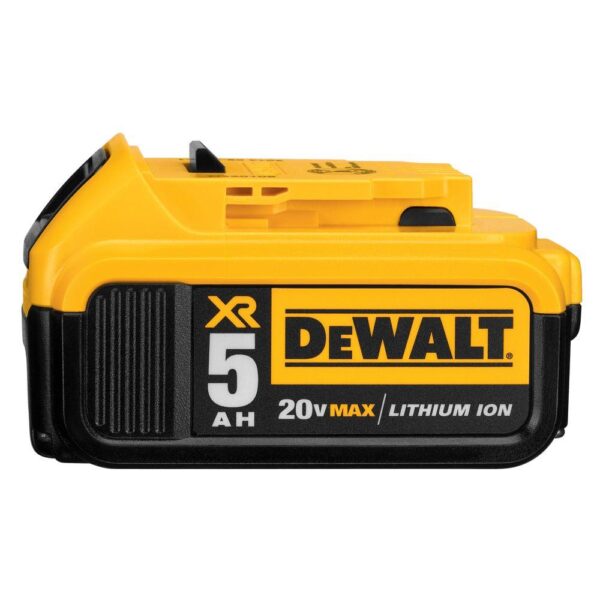 DEWALT 20-Volt MAX XR Cordless Brushless Deep Cut Band Saw with 1-1/2 in. Die Grinder & (2) 20-Volt Batteries 5.0Ah