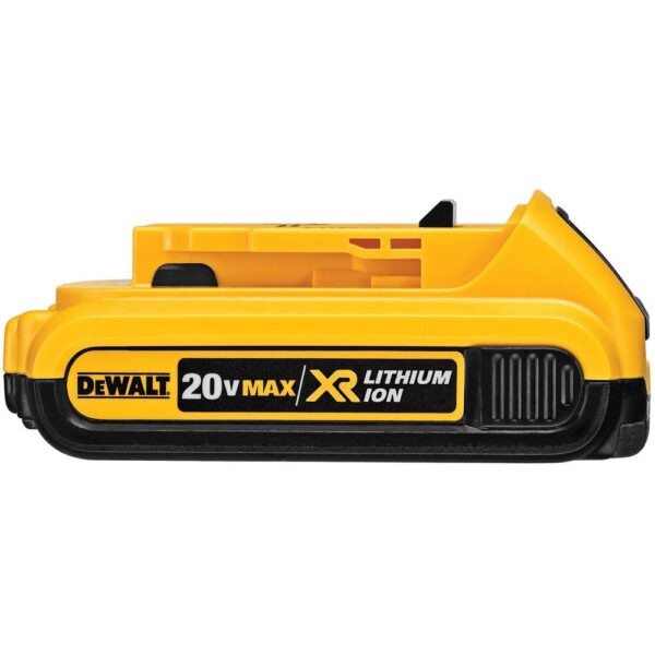 DEWALT 20-Volt MAX Lithium-Ion 1/2 Gal. Wet/Dry Portable Vacuum (Tool-Only) with 2Ah Battery