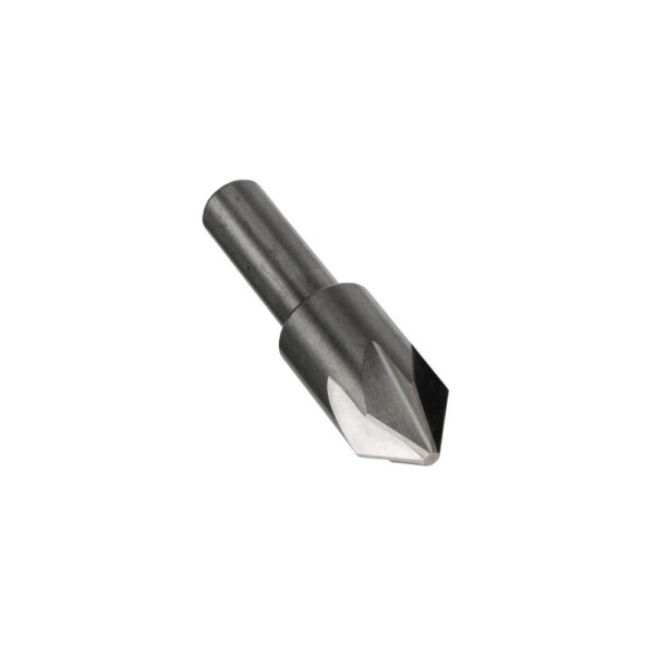 Drill America 1/4 in. 100-Degree High Speed Steel Countersink Bit with 6 Flutes