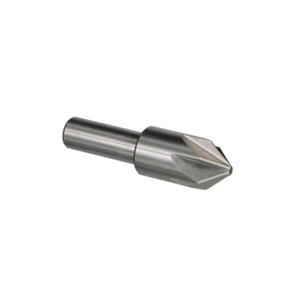 Drill America 1/4 in. 90-Degree High Speed Steel Countersink Bit with 6 Flutes