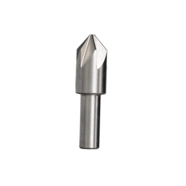 Drill America 1/4 in. 90-Degree High Speed Steel Countersink Bit with 6 Flutes