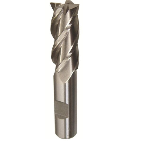 Drill America 5/16 in. x 3/8 in. Shank High Speed Steel Extra Long Center Cutting End Mill Specialty Bit with 4-Flute