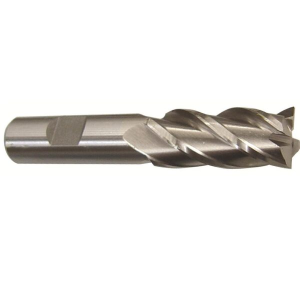 Drill America 11/16 in. x 1/2 in. Shank High Speed Steel End Mill Specialty Bit with 4-Flute