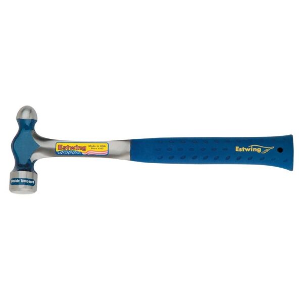 Estwing 32 oz. Solid Steel Ball Peen Hammer with Blue Nylon Vinyl Shock Reduction Grip