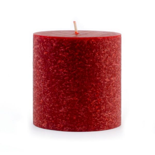 ROOT CANDLES 3 in. x 3 in. Timberline Garnet Pillar Candle