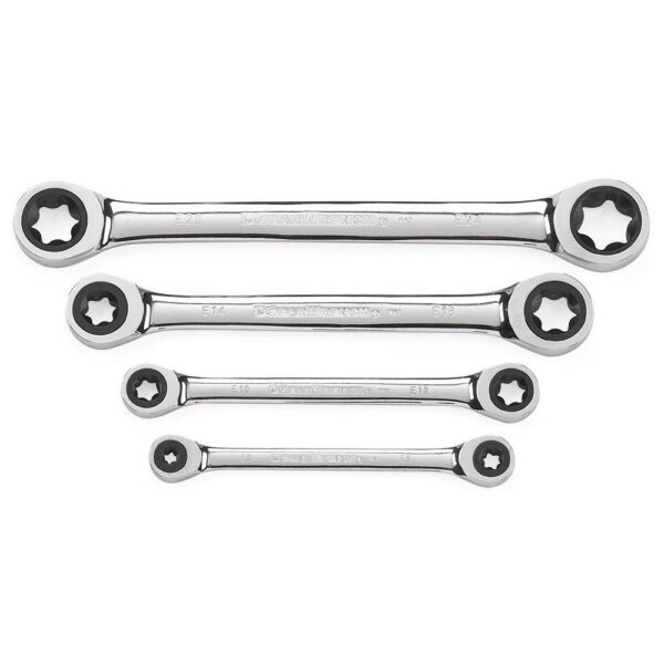 GEARWRENCH E-Torx Ratcheting Double Box-End Wrench Set (4-Piece)
