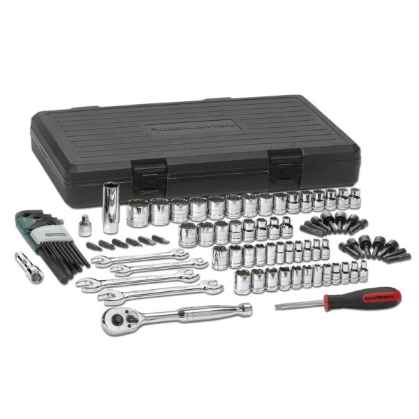 GEARWRENCH 1/4 in. and 3/8 in. Drive SAE/Metric Standard Mechanics Tool Set (88-Piece)