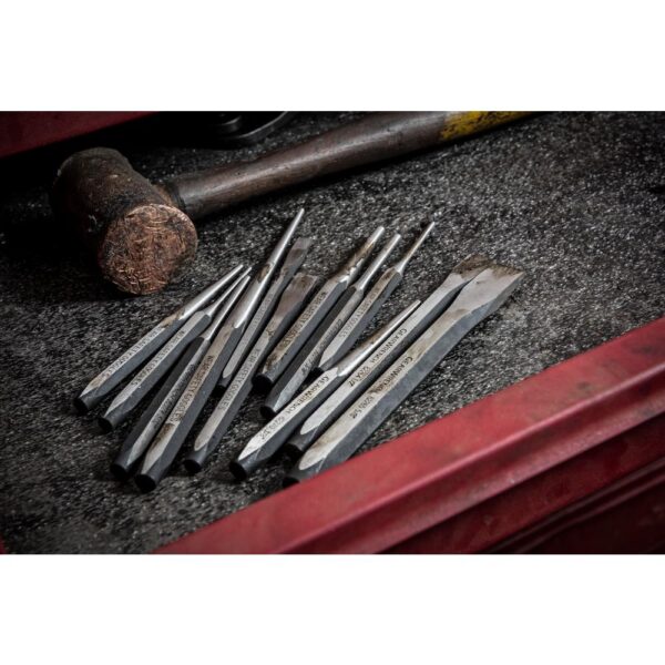 GEARWRENCH Tool Steel Long Pin Punch Set (5-Piece)