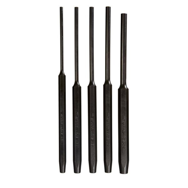 GEARWRENCH Tool Steel Long Pin Punch Set (5-Piece)