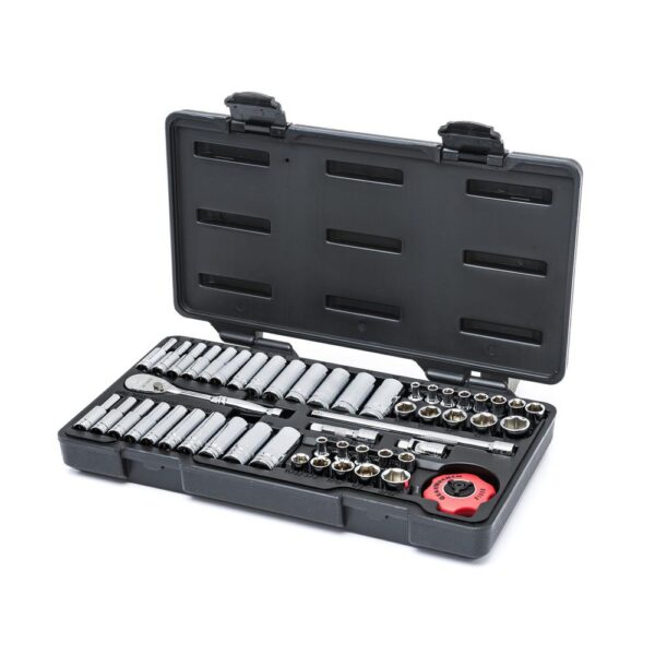 GEARWRENCH 1/4 in. Drive 6-Point Ratchet and Socket Set (51-Piece)