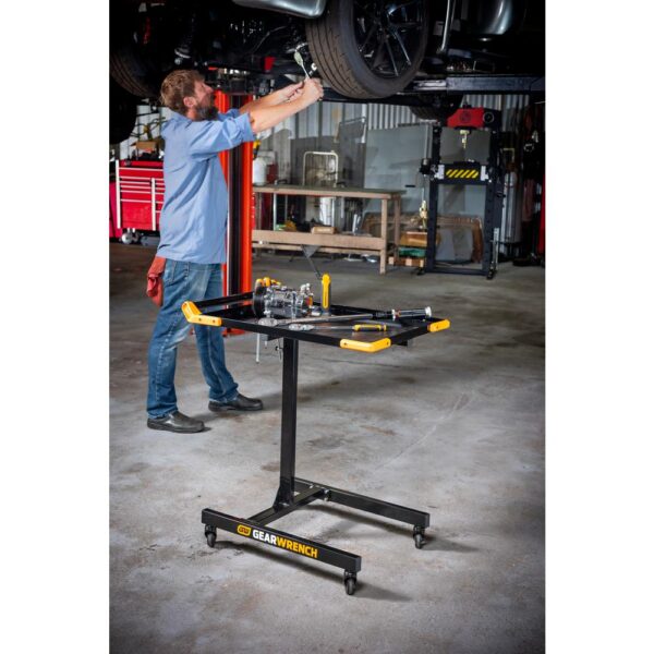 GEARWRENCH 35 in. to 48 in. Adjustable Height Mobile Work Table