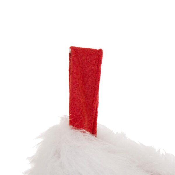 Glitzhome 20 in. L Knitted Stocking with Faux Fur Cuff