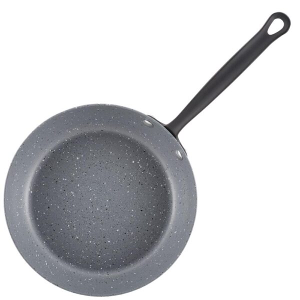 Farberware Quartz 10-Piece Aluminum Nonstick Cookware Set in Gray Speckle