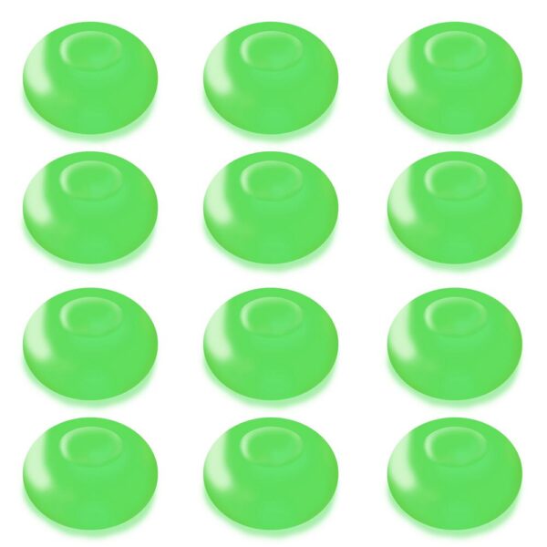 LUMABASE 1.25 in. D x 0.875 in. H x 1.25 in. W Green Floating Blimp Lights (12-Count)