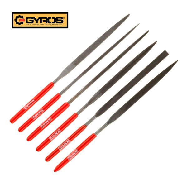 Gyros 5-1/2 in. Needle File Set (6-Piece)