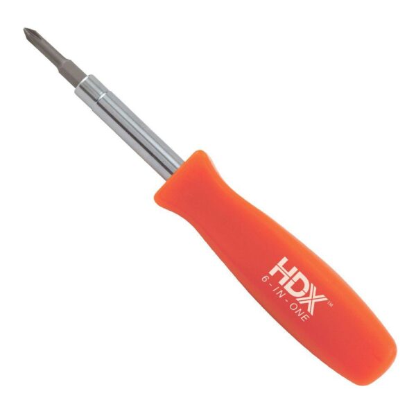 HDX 3-1/4 in. 6-in-1 Screwdriver