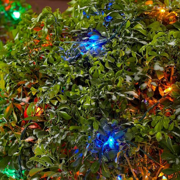 Home Accents Holiday 48 in. x 72 in. 150-Light Mini Multi-Color Smooth Net Cap Lights