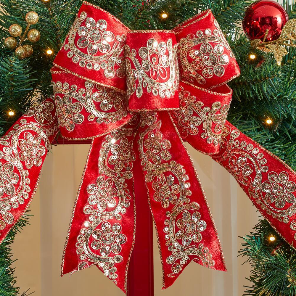 Have a question about Home Accents Holiday 30 ft. Red and White Christmas  Ribbon? - Pg 1 - The Home Depot