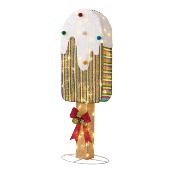 Home Accents Holiday 42 in Warm White 60-Light LED Ice Cream