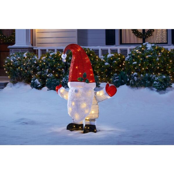 Home Accents Holiday 3 ft. Yuletide Lane LED Large Christmas Gnome