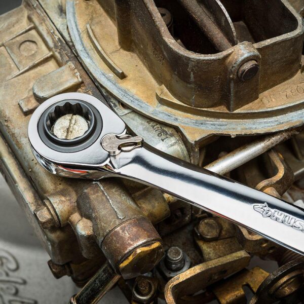 Husky Metric Quad Drive Ratcheting Wrench Set (2-Piece)
